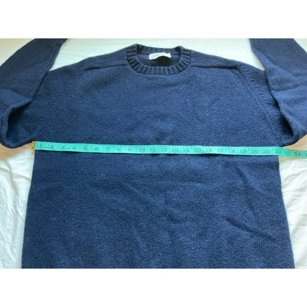 Vintage Lord Jeff Shetland Wool Unisex Sweater XLarge Navy